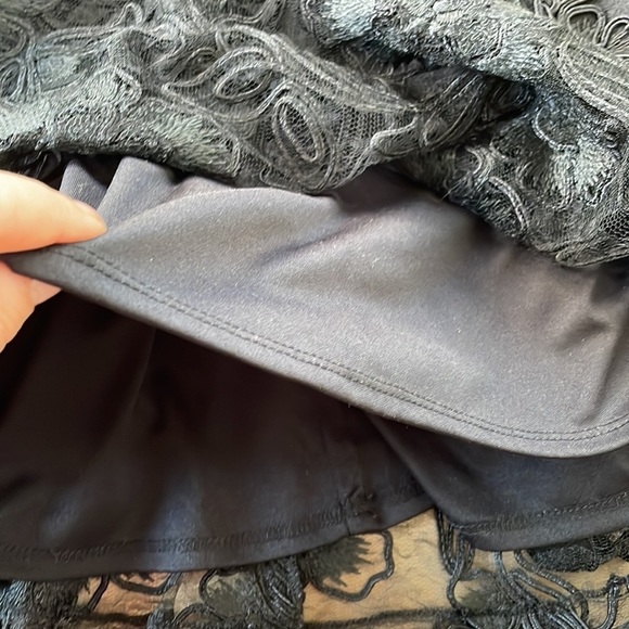 Black Lace Sleeveless Dress - Picture 7 of 8